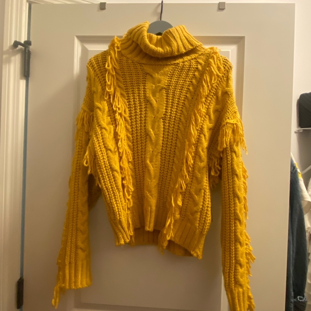 Forever 21 fringe sweater